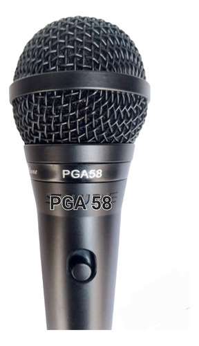 Microfono Shure Pga 58 Alta Vocal  Dinámico ( Inmaculado )