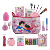 Kit Infantil De Maquiagens De Beleza Bz83