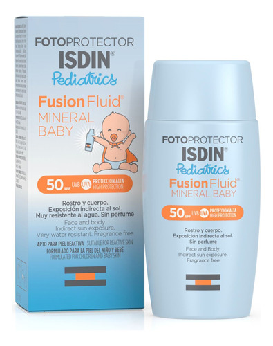 Isdin Fotoprotector Fusion Fluid Mineral Baby Spf 50 X 50ml