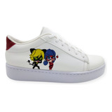 Tenis Casual Lady-bug Bordado Chicos Y Grandes Unisex