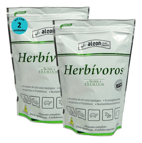 Alcon Club Health Herbívoros 500g Super Premium Kit Com 2 Un