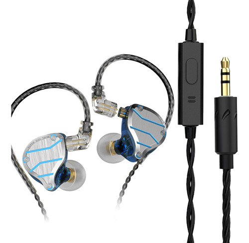 Auriculares Con Cable Qkz Zxn, Azules