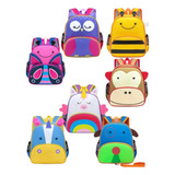 Mochila Infantil Jardin Escolar Diseño Animales Niño Niña