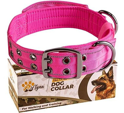 Collar De Perro Rosa Grande Para Perros De Niña Extragrande
