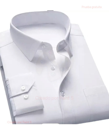 Camisa Oxford Elegante Manga Larga