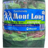 Kit 4 Colchonete Solteiro Camuflado Verde 190x60- Mont Long