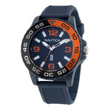 Nautica N83 Mens Napfws302 Finn World Reloj Con Correa De Fi