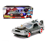 Time Machine Back To The Future 3 Jada Die Cast 1:24 C/luz