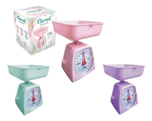 Balanza De Cocina Carol Analógica Linea Soft  Alimentos 2 Kg