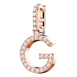 Charm Swarovski Letra G Original