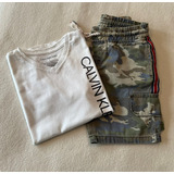 Lote Ropa Niño T6, Bermudas Cheeky + Remera Calvin Klein