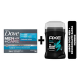 Pack 1 Jabon Dove Men + 1 Desodorante Barra Axe Apollo
