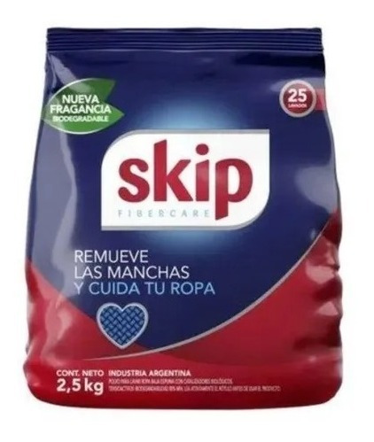 Jabon En Polvo Baja Espuma Matic 2,5 Kg Skip