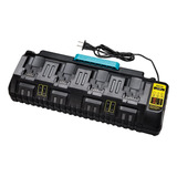 Dcb104 - Cargador De Batería Dewalt De 20 V, 4 Puertos De Re