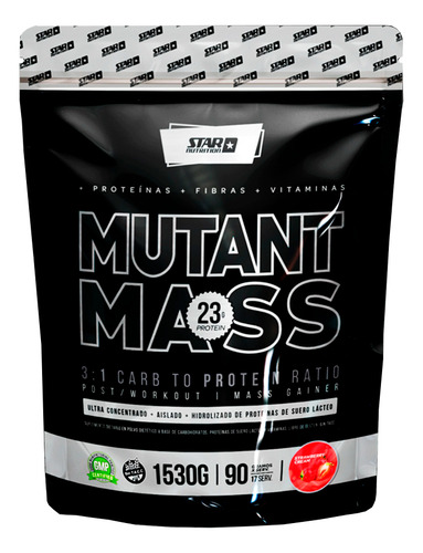 Mutant Mass 1,5 Kg Star Nutrition Frutilla Ganador De Peso