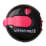 2 Durable Golf Stroke Counter Touch Reset Score Negro 3cm