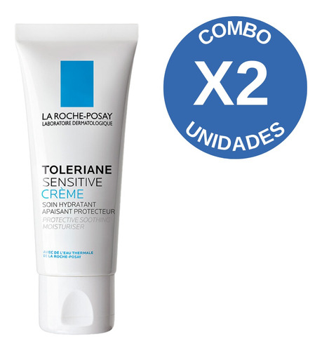 La Roche Posay Crema Sensitive Toleriane 40 Ml Pack X 2