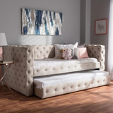 Sillon Sofa Divan Cama Chesterfield 3 Cuerpos Home Living