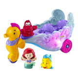 Little People Disney Princesa Set De Juego Carruaje De Ariel Color Multicolor