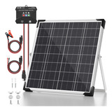 Voltset Kit De Panel Solar De 20 W 12 V, Cargador De Bateria