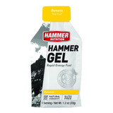 Hammer Gel 33g Energético Con O Sin Cafeína Sabor Banana