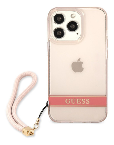 Funda Protector Guess Rosa Para iPhone 13, 13 Pro,13 Pro Max