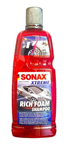 Shampoo Para Auto Alta Espuma Rich Foam Sonax 1 Lt