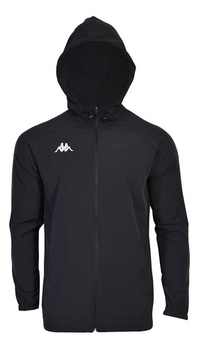 Campera Kappa Egar Training Hombre Negro