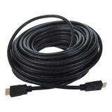 Cabo Hdmi 15m Blindado 1.4 Ethernet 15 Metros Full Hd 3d Cor Preto