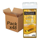 Kit 48 Ceras Depilatorias Roll On Descartable Depimiel 100gr