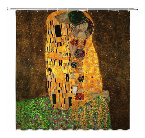 Cortina De Ducha Klimt, El Beso De Gustav Klimt, Pintur...