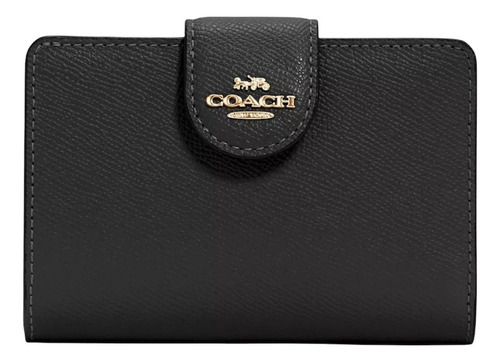 Cartera Coach Dama Original Piel Corner Zip