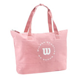 Bolso Cartera Wilson De Compras Original Urbana Deportiva Acabado De Los Herrajes N/a Color Rosa Diseño De La Tela Liso