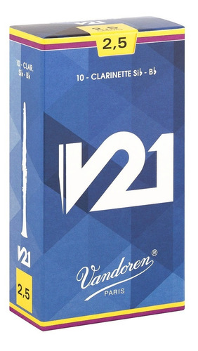 Caña Clarinete V21 Vandoren Cr80 (caja X 10 Unds)