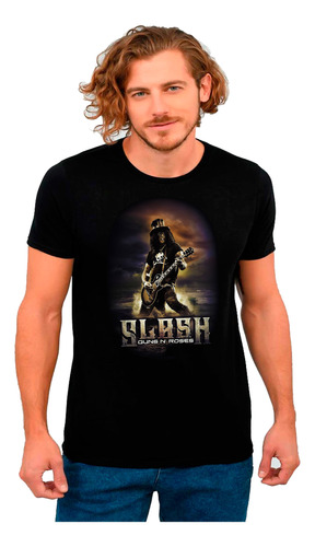 Slash Guns N Roses Playera Rock And Roll Solo Biker