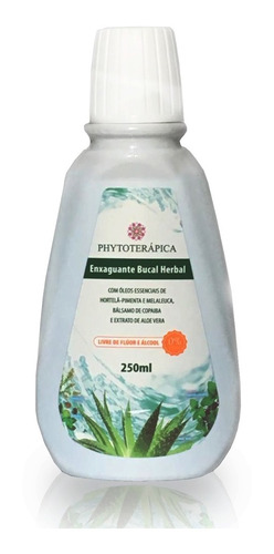 Enxaguante Bucal Óleos Essenciais 250ml Phytoterápica