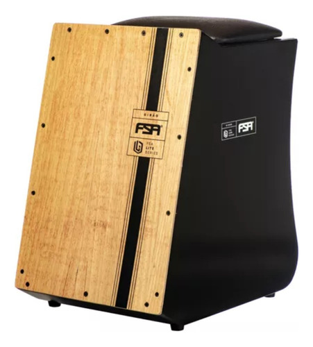 Cajon Fsa Gibão Lite Gb Ltg-01 Preto Bk Elétrico/acústico