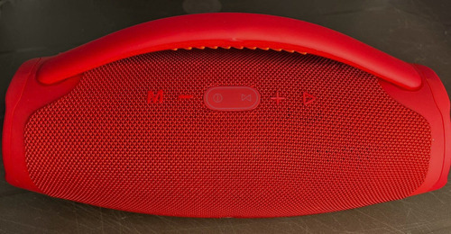 Caixa De Som Boombox 3 Gigante - Bluetooth Portátil 35cm Cor Vermelho Bivolt