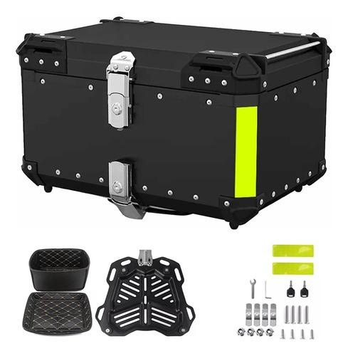 Caja Para Moto Top Case Maletero Todo El Aluminio 65l