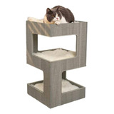 Cama Mueble De Lujo Para Gatos - Tres Niveles - Decorativa