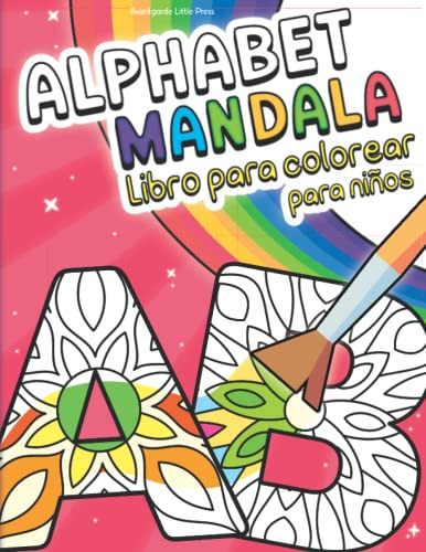 Alphabet Mandala Libro Para Colorear Para Niños: Mandalas Re