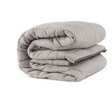 Acolchado Plumon Reversible Queen 2 Plazas Efecto Duvet