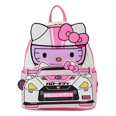 Mochila Urbana Loungefly de Hello Kitty Piloto de Carreras Rosa | Meses sin interés