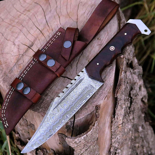 Cuchillo Hecho A Mano Bushcraft, De 12 In/de Caza