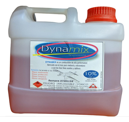 Combustible Glow Dynamix 10% Nitro / 20% Aceite S/r