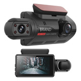 Camara Dvr Doble Lente Para Carro Full Hd Sensor Choque Gps