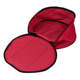 Gig Bag Pockets Red Snare Outside Instrument Musical Compact