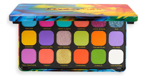 Paleta De Sombras Makeup Revolution Birds Of Paradise