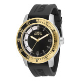 Reloj Invicta 34097 Negro Hombres Color Del Bisel Oro