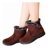 Botas De Invierno Para Mujer, Zapatos Cálidos De Felpa.